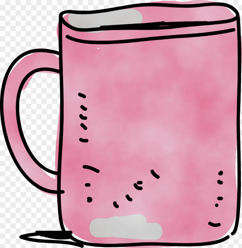 Mug Pink M Meter PNG