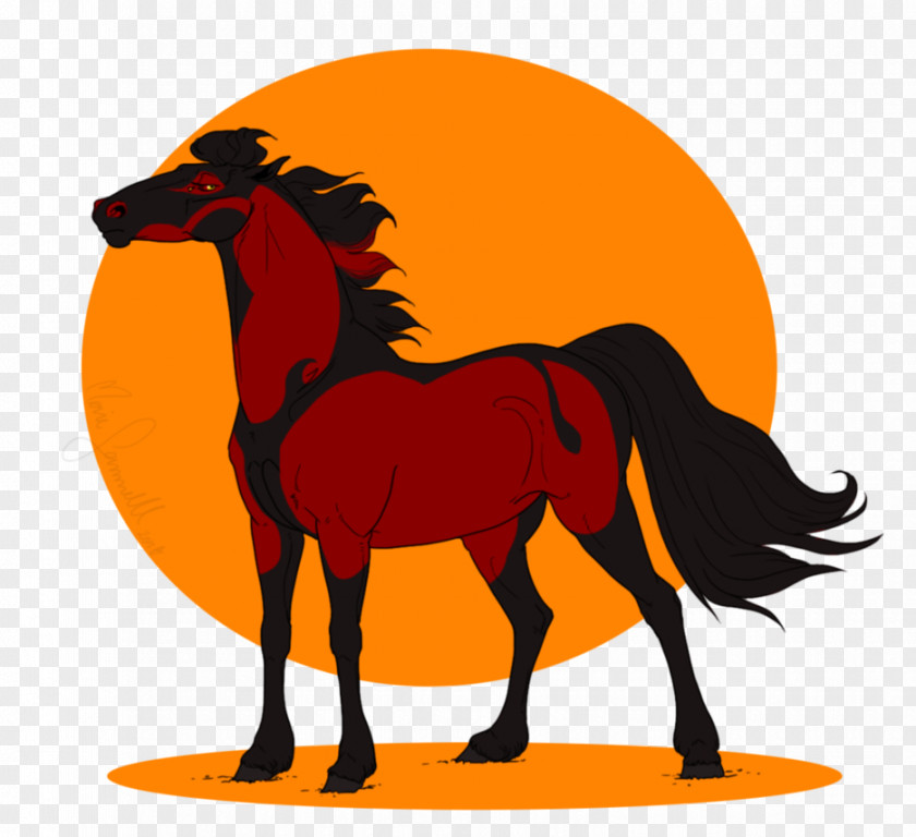 Mustang Stallion Halter Clip Art PNG