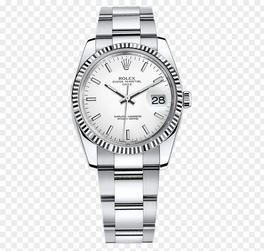 Silver Rolex Watches Female Form Datejust Watch Jewellery Diamond PNG
