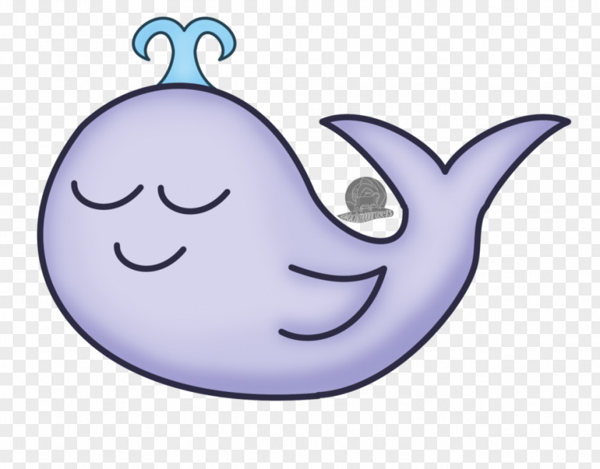 Watercolor Whale Purple Cartoon Violet Smiley Clip Art PNG
