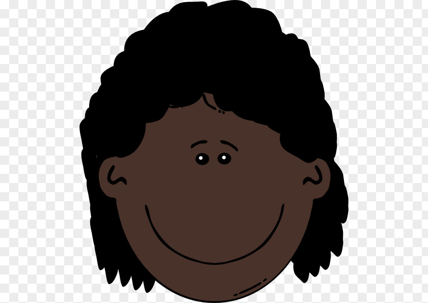 Hair Black Brown Clip Art PNG
