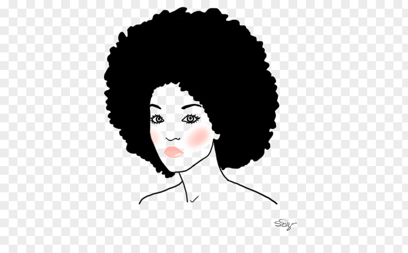 Model Afro-textured Hair Comb Black PNG
