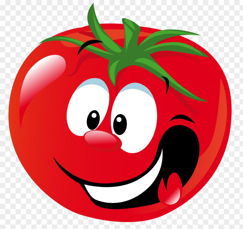 Tomato Roma Cherry Cartoon Vegetable Clip Art PNG