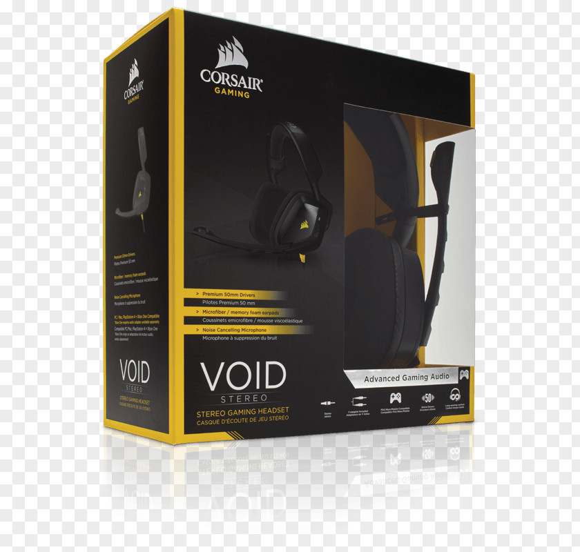 Best Pc Gaming Headset Wired Corsair VOID PRO RGB 7.1 Surround Sound Headphones Components PNG