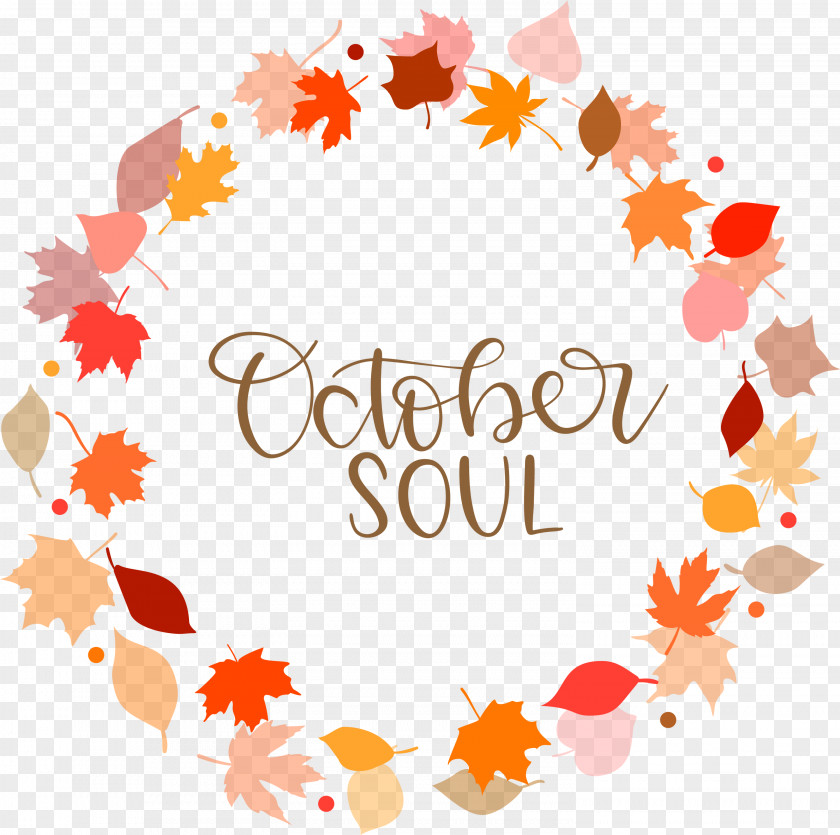 October Soul Autumn PNG