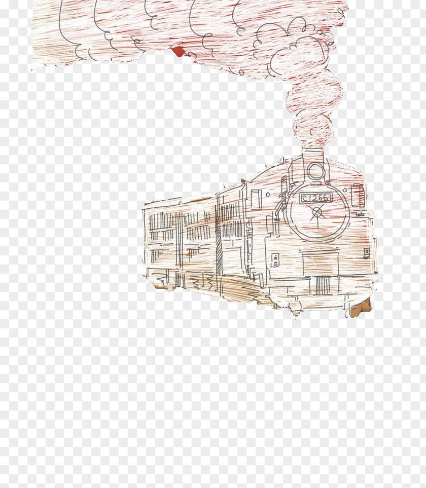 Sketch Train Drawing Croquis PNG