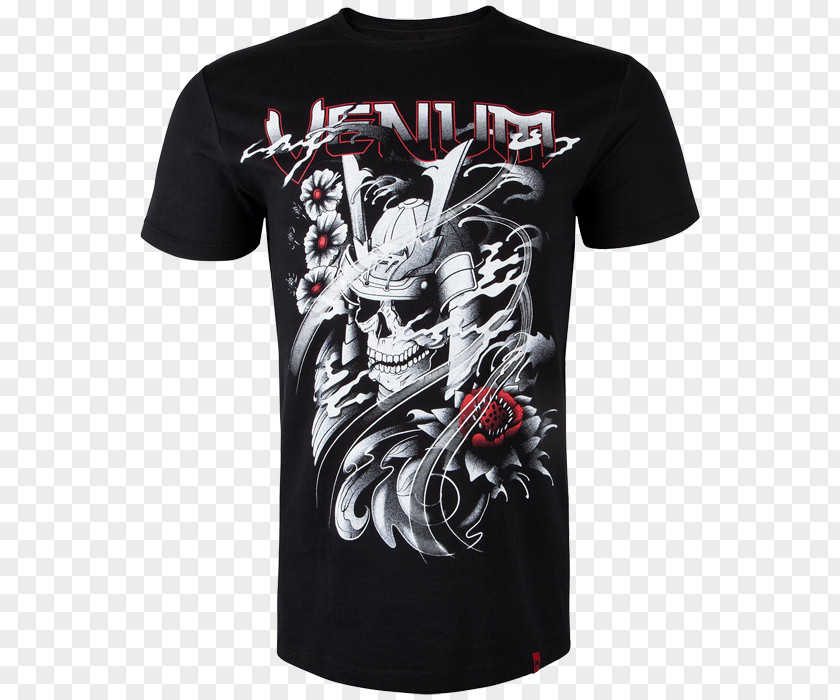 Skull Samurai T-shirt Venum Hoodie Top PNG