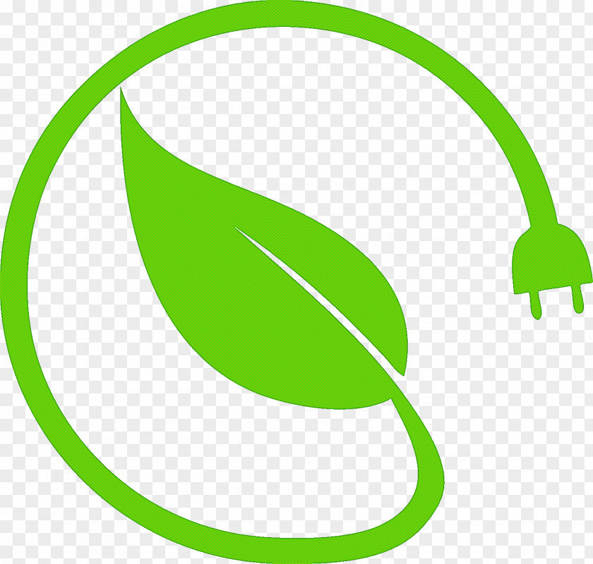 Symbol Logo Green Line Technology PNG