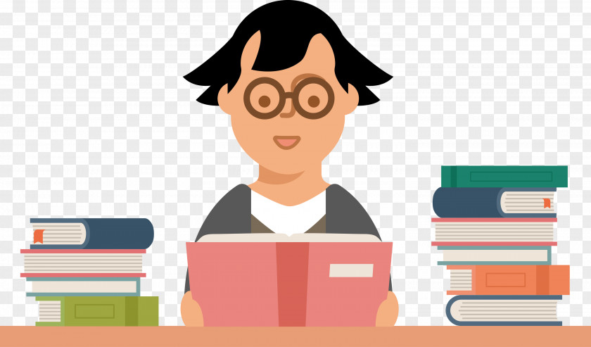 Teacher Reading Book PNG