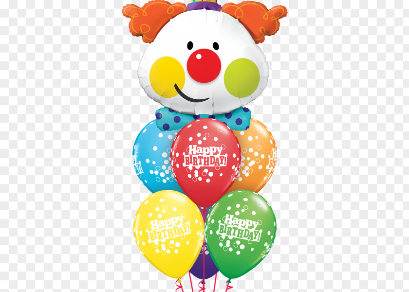 Balloon Clown Birthday Child Circus PNG