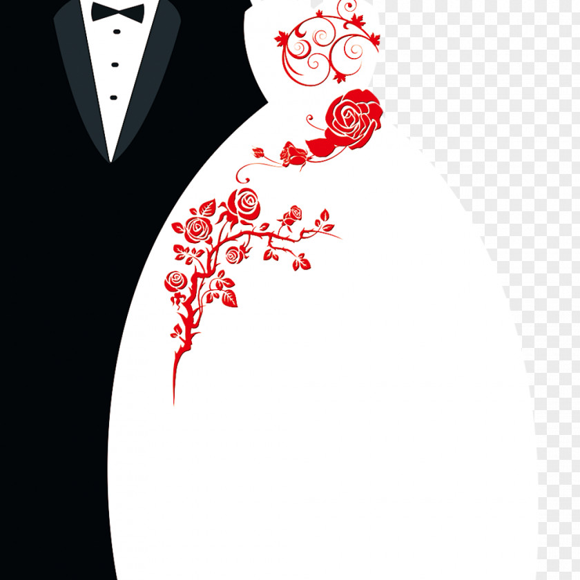 Creative Bride And Groom Wedding Invitation Convite Marriage PNG