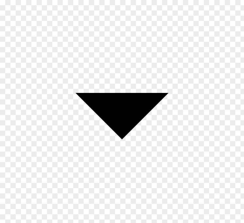 Down Arrow Information Triangle PNG