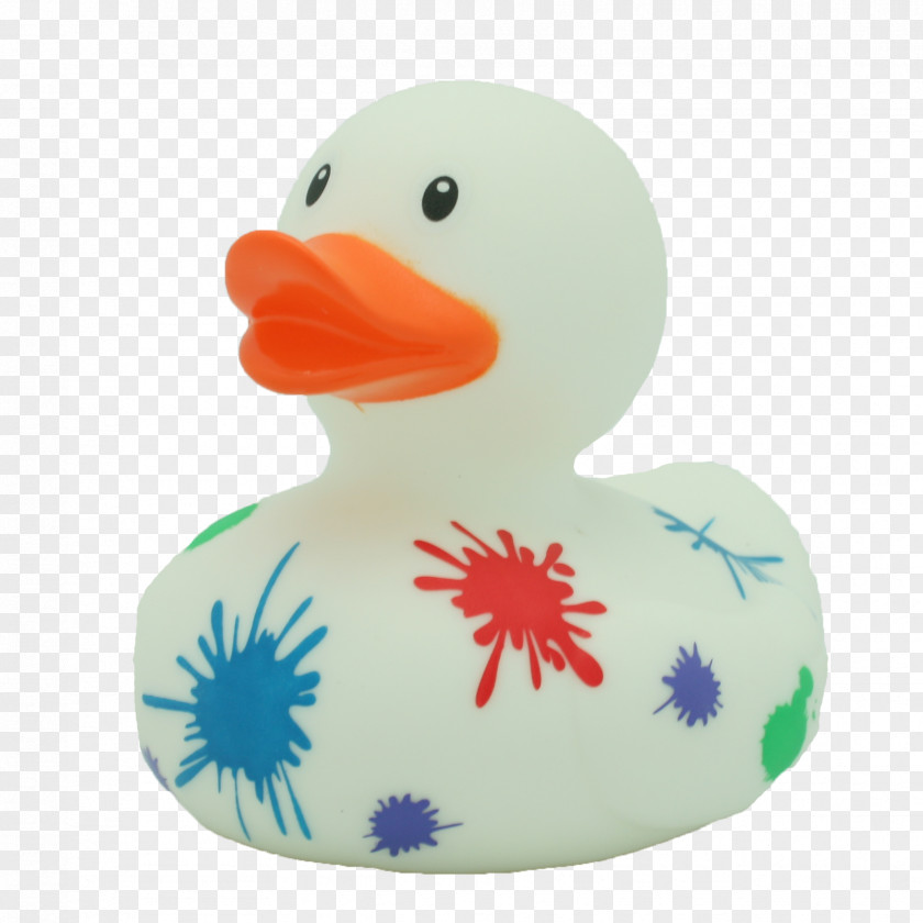 Duck Rubber Natural Color Toy PNG