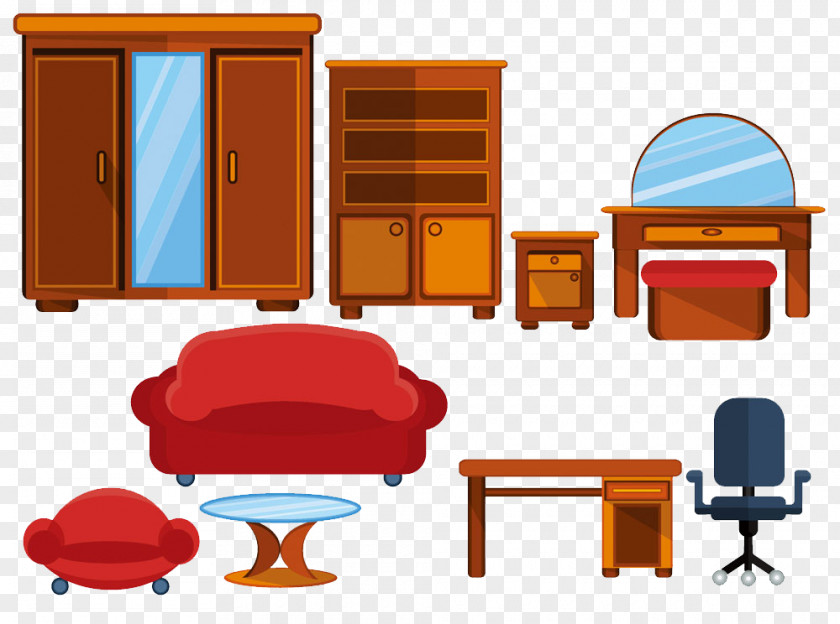 Furniture Design Vector Graphics Bedside Tables Image PNG