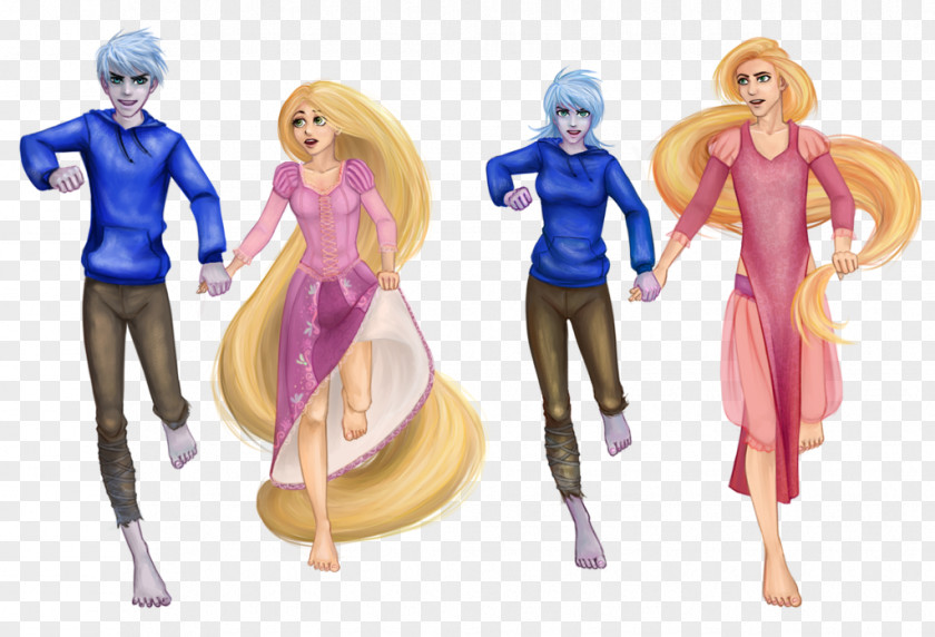 Gender Bender Jack Frost Rapunzel Role PNG