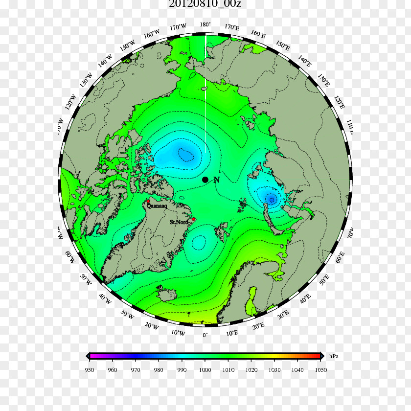 Hurricane Satellite Imagery Arctic Ocean Ice Pack Map Sea North Pole PNG