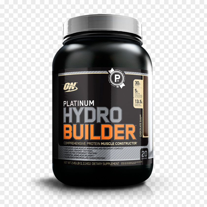 Hydroelectric Dietary Supplement Optimum Nutrition Gold Standard 100% Casein Whey Protein PNG