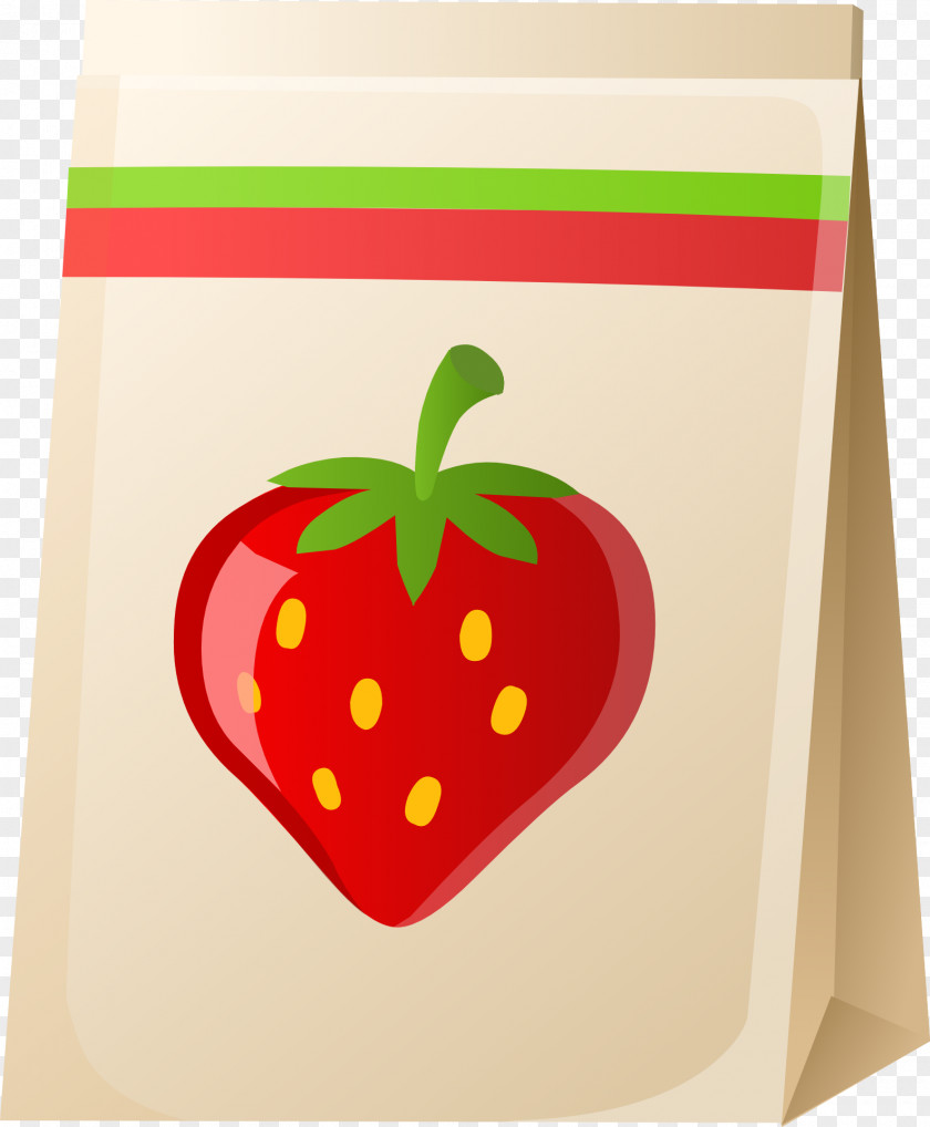 Strawberry Shopping Bag Pixabay Euclidean Vector PNG