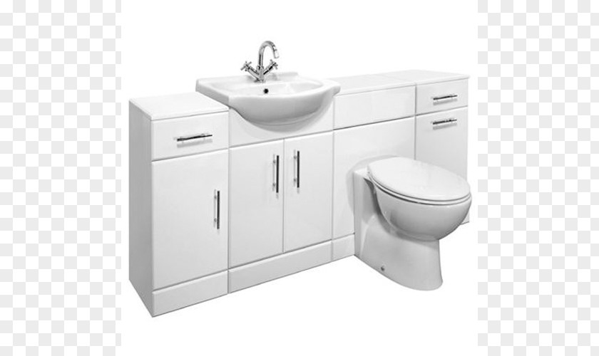 Bathroom Furniture Cabinet Sink Toilet Cabinetry PNG