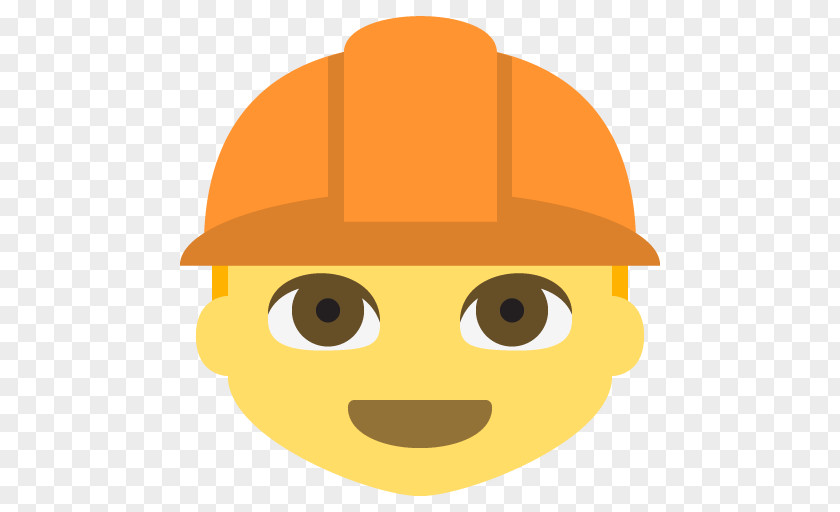 Emoji Emoticon Hat Smiley Construction Worker PNG