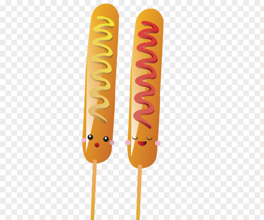 Fried Sausage Hot Dog Fast Food Hamburger Junk Clip Art PNG