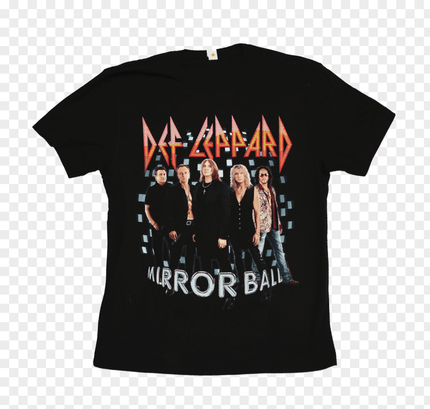 T-shirt Def Leppard & Journey 2018 Tour Mirror Ball – Live More PNG