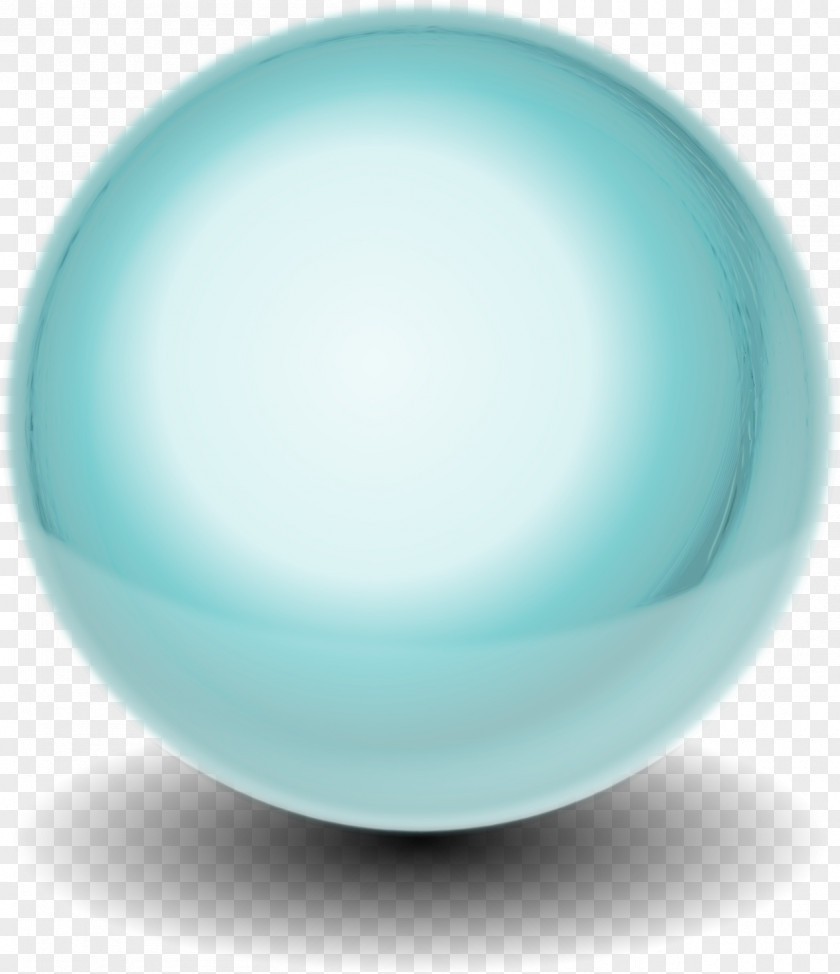 Ball Sphere Aqua Blue Turquoise Green PNG
