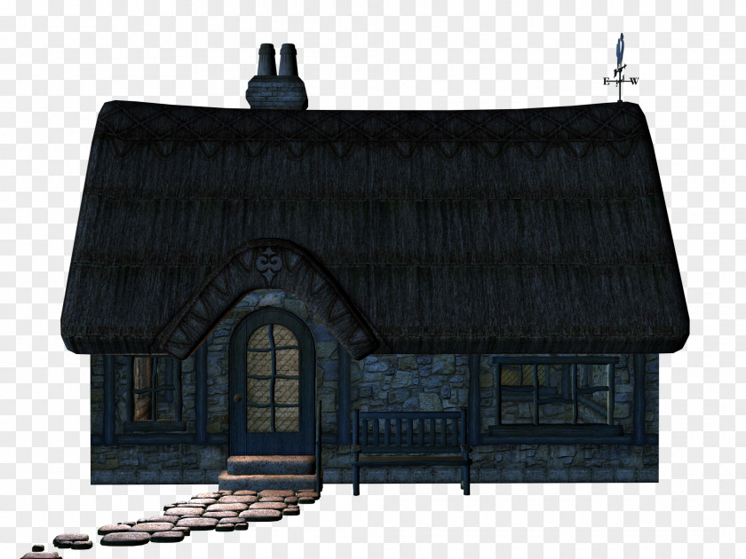 Cottage House Drawing Clip Art PNG