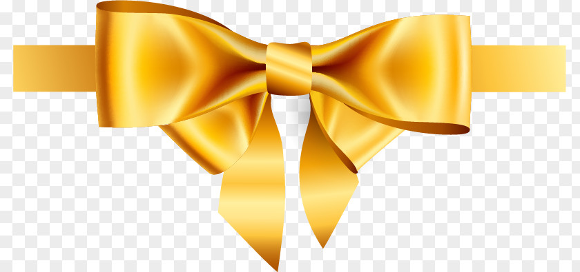 Golden Bow Gold PNG