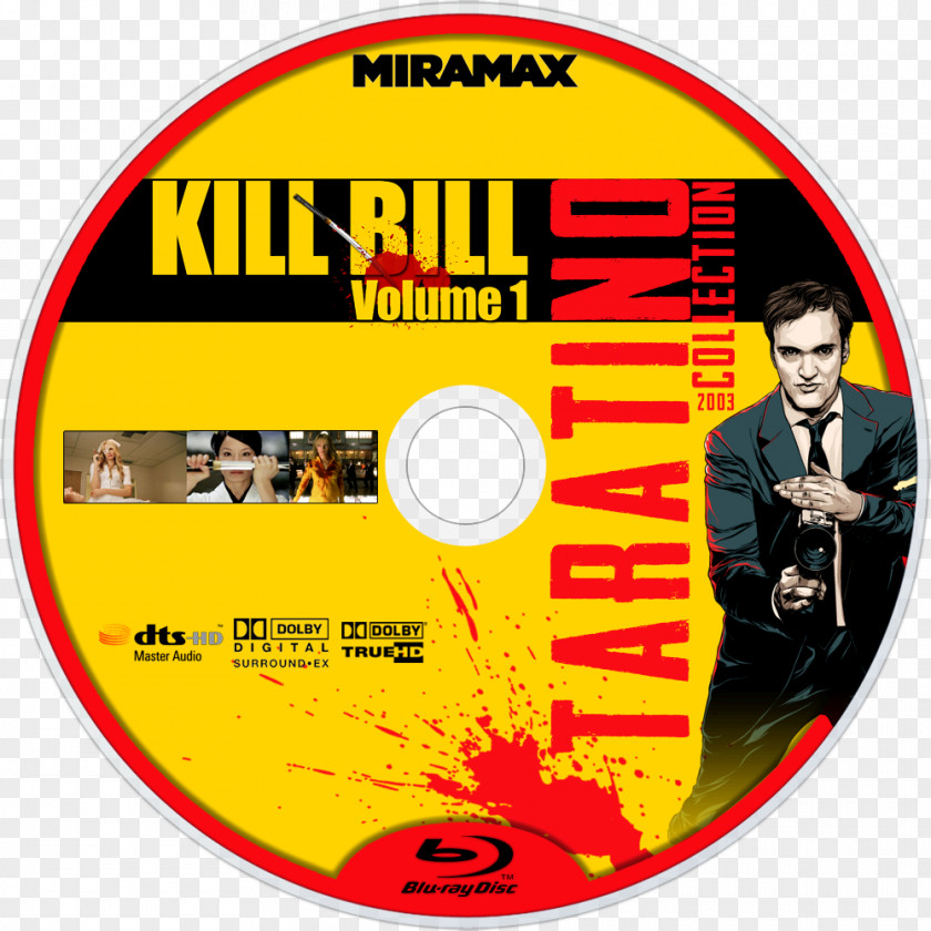 Kill Bill STXE6FIN GR EUR Blu-ray Disc Film Poster DVD PNG