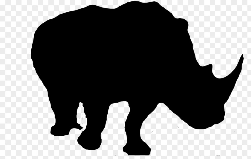 Rhinoceros Clip Art Silhouette Drawing Vector Graphics PNG