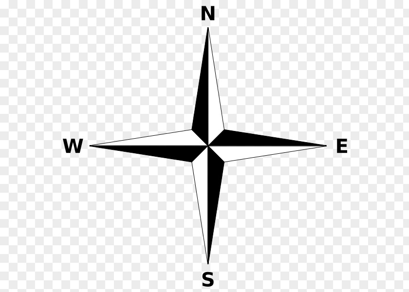 Compass Rose North Cardinal Direction Map PNG