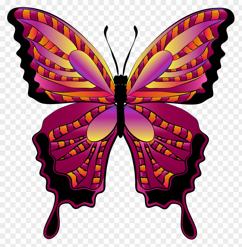 Red Butterfly Clipart Image Clip Art PNG