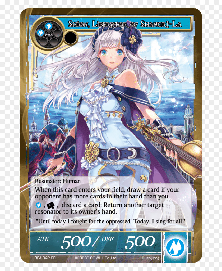 Shining Tears X Wind Collectible Card Game Force Of Will Battle Spirits Playing PNG