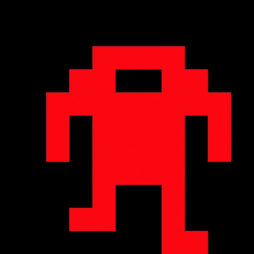 Space Invaders MazeOn Pixel Art Retrogaming Video Game PNG