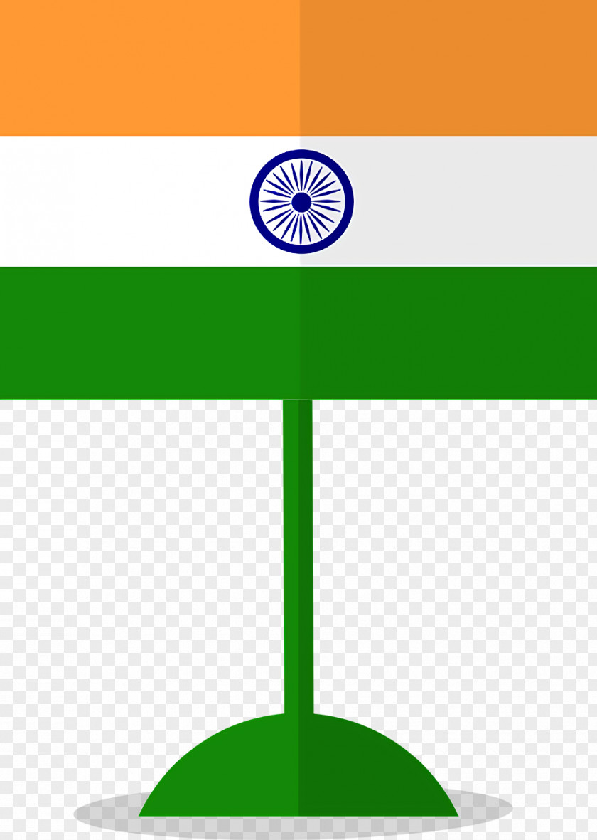 Symbol Signage India Independence Day Background Green PNG