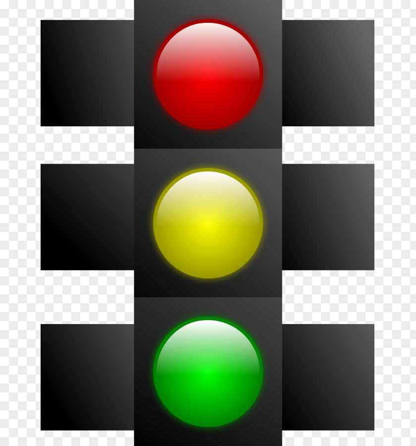 Green Traffic Light Sign Clip Art PNG