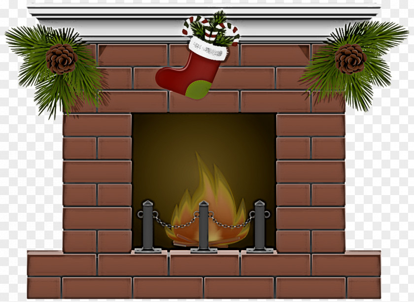 Hearth Brick Ornament Home Facade PNG