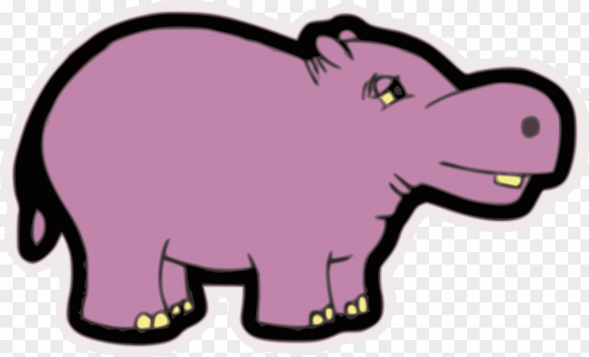 Hippo Hippopotamus Clip Art PNG