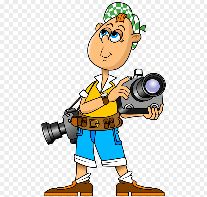 Male Photographer Profession Job Clip Art PNG