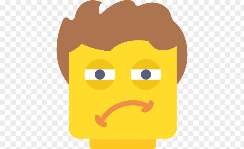 TIRED LEGO Smiley Emoticon PNG