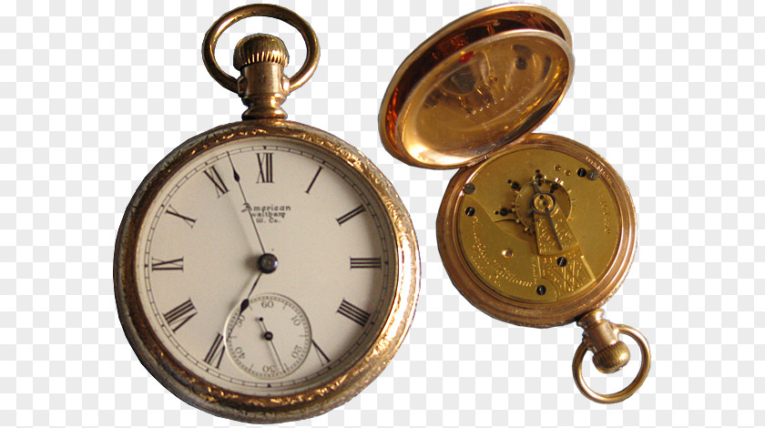 Waltham Pocket Watch American Company PNG