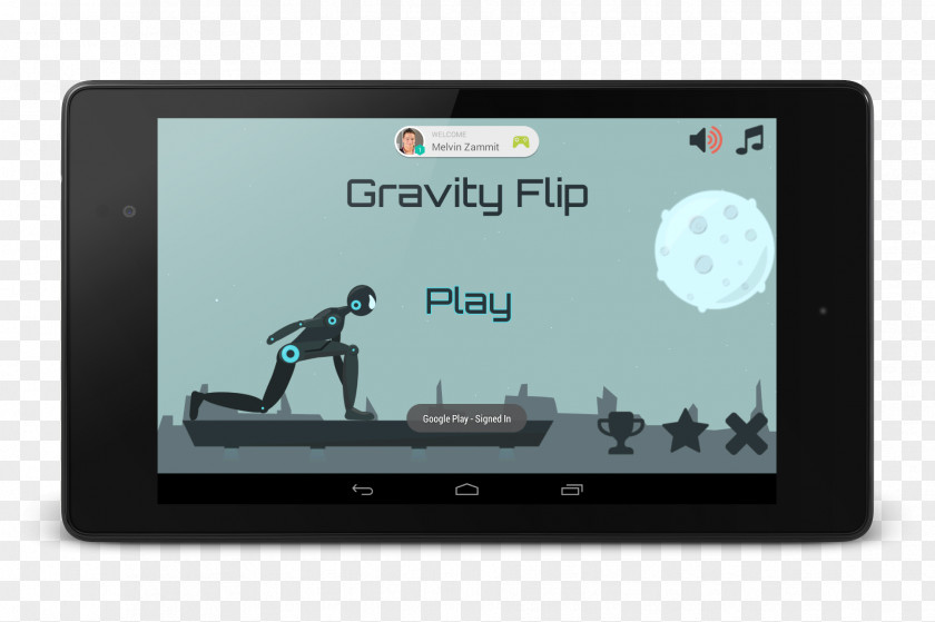 Android Gravity Flip Game PNG