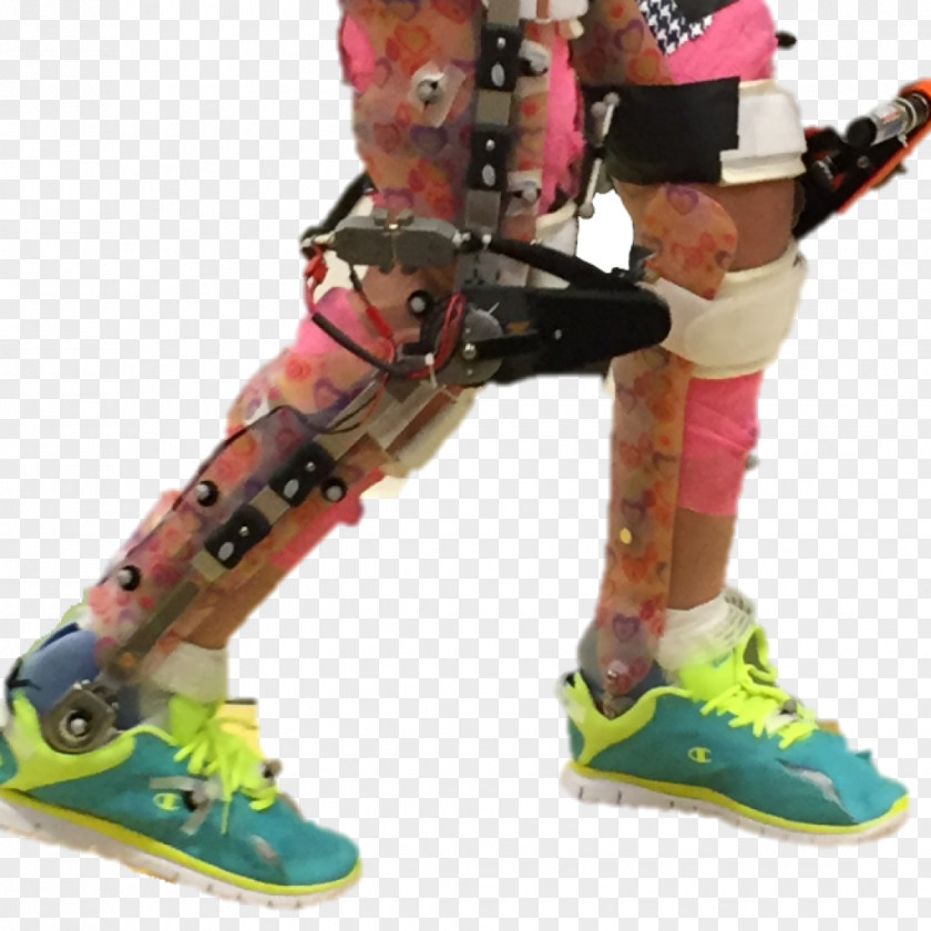 Child Cerebral Palsy Exoskeleton Robot Gait PNG