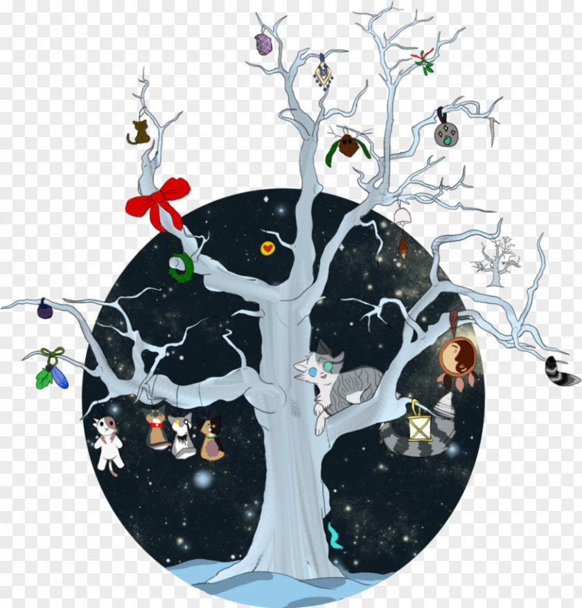 Christmas Ornament Branching PNG