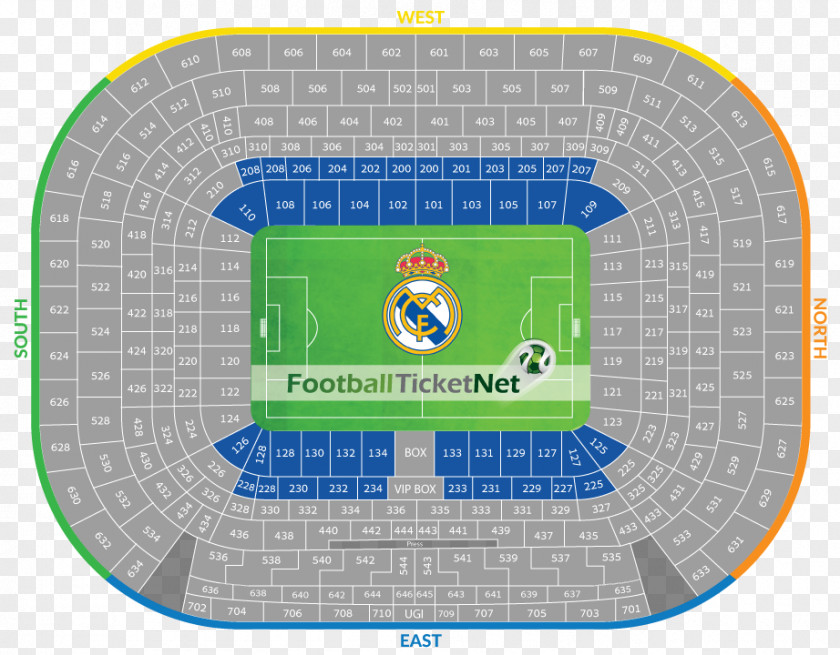 Seating Plan Stadium Game Real Madrid C.F. Arena Material PNG