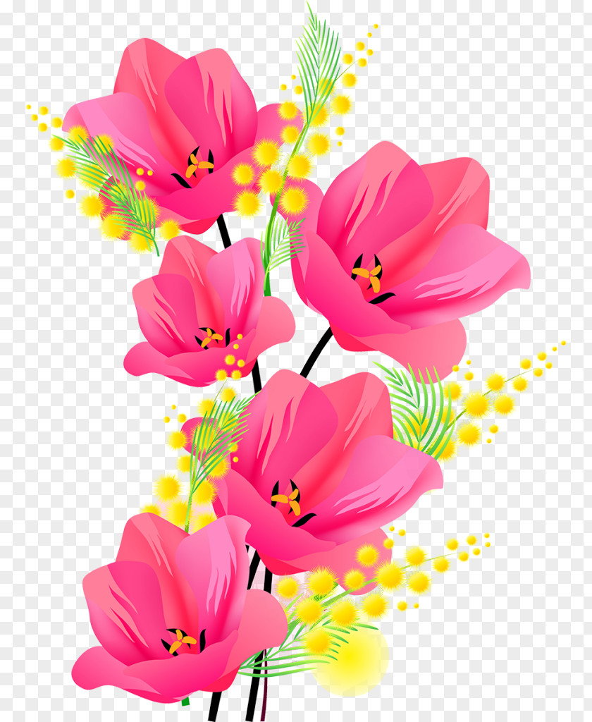 Bouquet Of Orchids Clip Art Cut Flowers Vector Graphics Floral Ornament CD-ROM And Book PNG