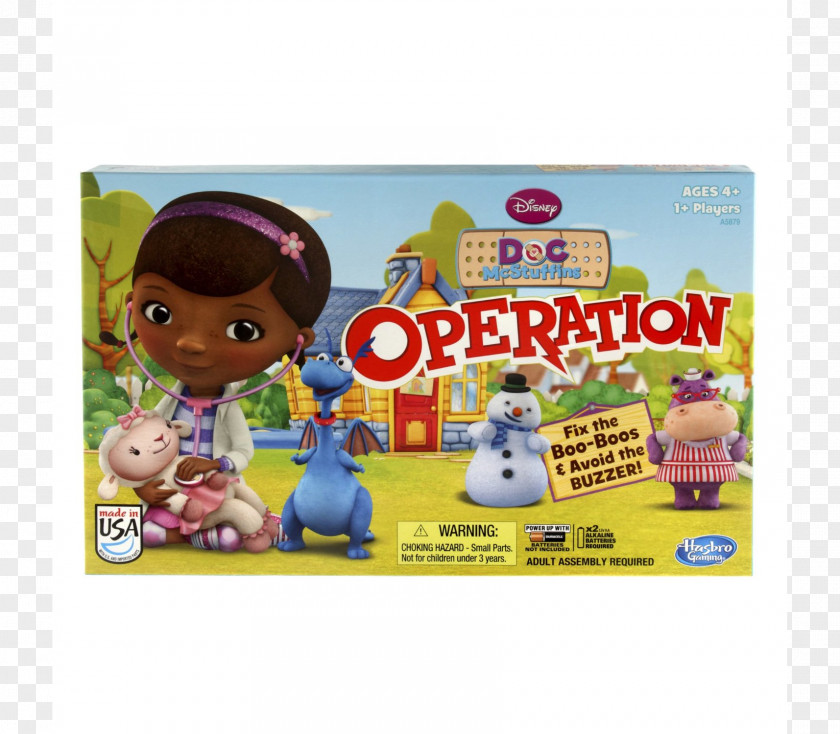 Doc Mcstuffins Operation Board Game Toy Hasbro PNG