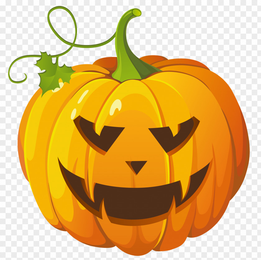 Large Transparent Halloween Pumpkin Clipart Jack-o'-lantern Clip Art PNG