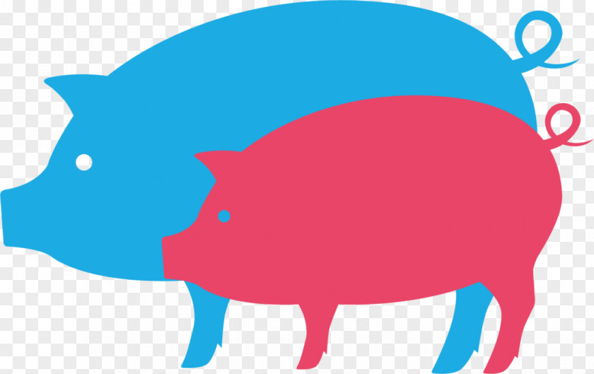 Pig Piglet Silhouette PNG